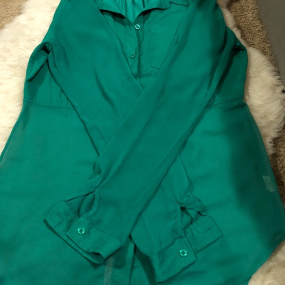 Free People Button Down Long Sleeve Polyester XS - Picture 5 of 5